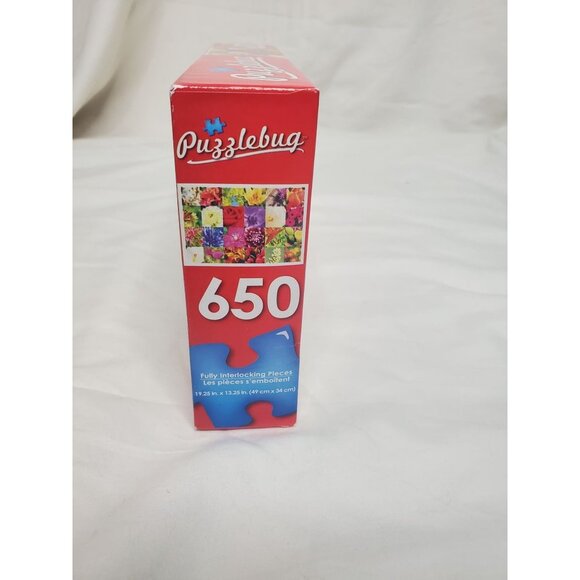 NIB Summer Flower Collage Puzzle 650 PCS - Picture 8 of 11